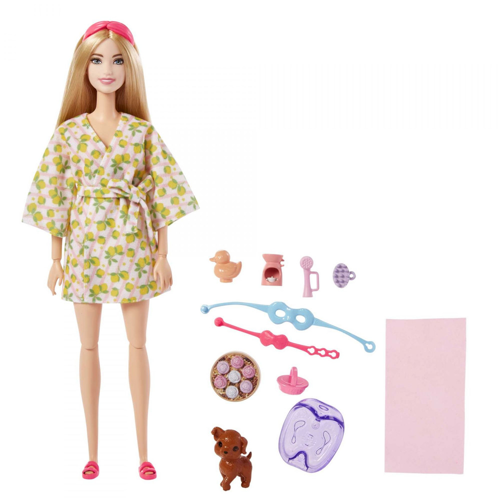 Barbie Barbie Wellness Spa Doll | MTBBHKT90 - Toys & Games - Lebanon