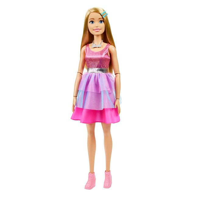 Barbie Barbie Large Doll – Pink Outfit | MTBBHJY02 - Toys & Games - Lebanon