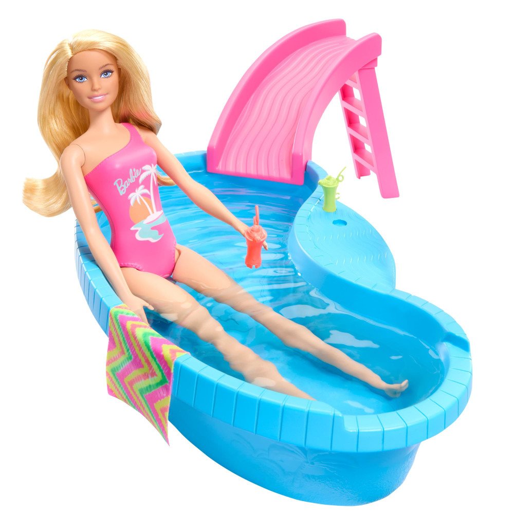 Barbie Barbie Doll & Pool Playset | MTBBHRJ74 - Toys & Games - Lebanon