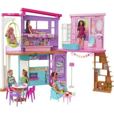 Barbie Barbie Vacation House Dollhouse | MTBBHCD50 - Toys & Games - Lebanon
