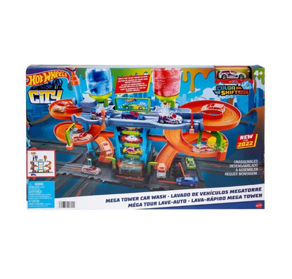 Hot Wheels Hot Wheels City Mega Tower Car Wash | MTHWHDP05 - Toys & Games - Lebanon
