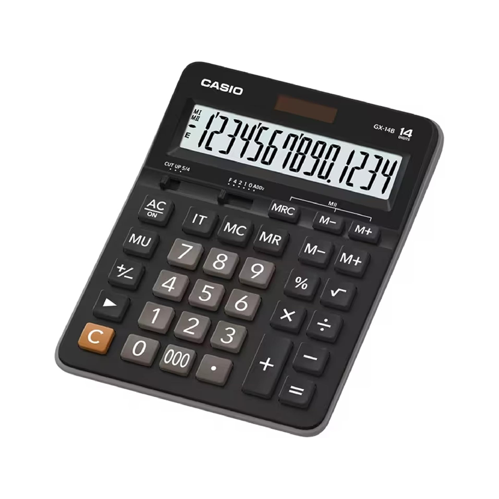 Casio Casio Eco Calculator | GX-14B-W-DC(CN) - Home & Kitchen - Lebanon
