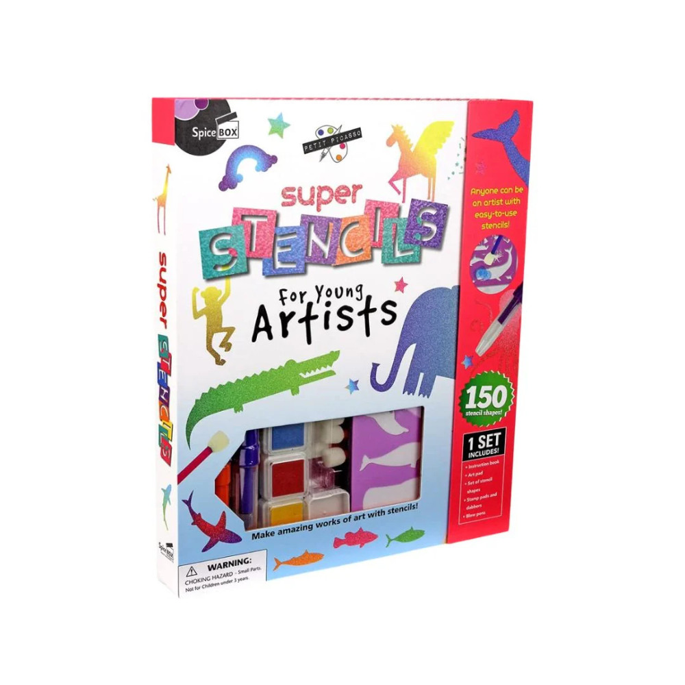 Spice Box SpiceBox PIC Super Stencils Kit | SX09636 - Toys & Games - Lebanon