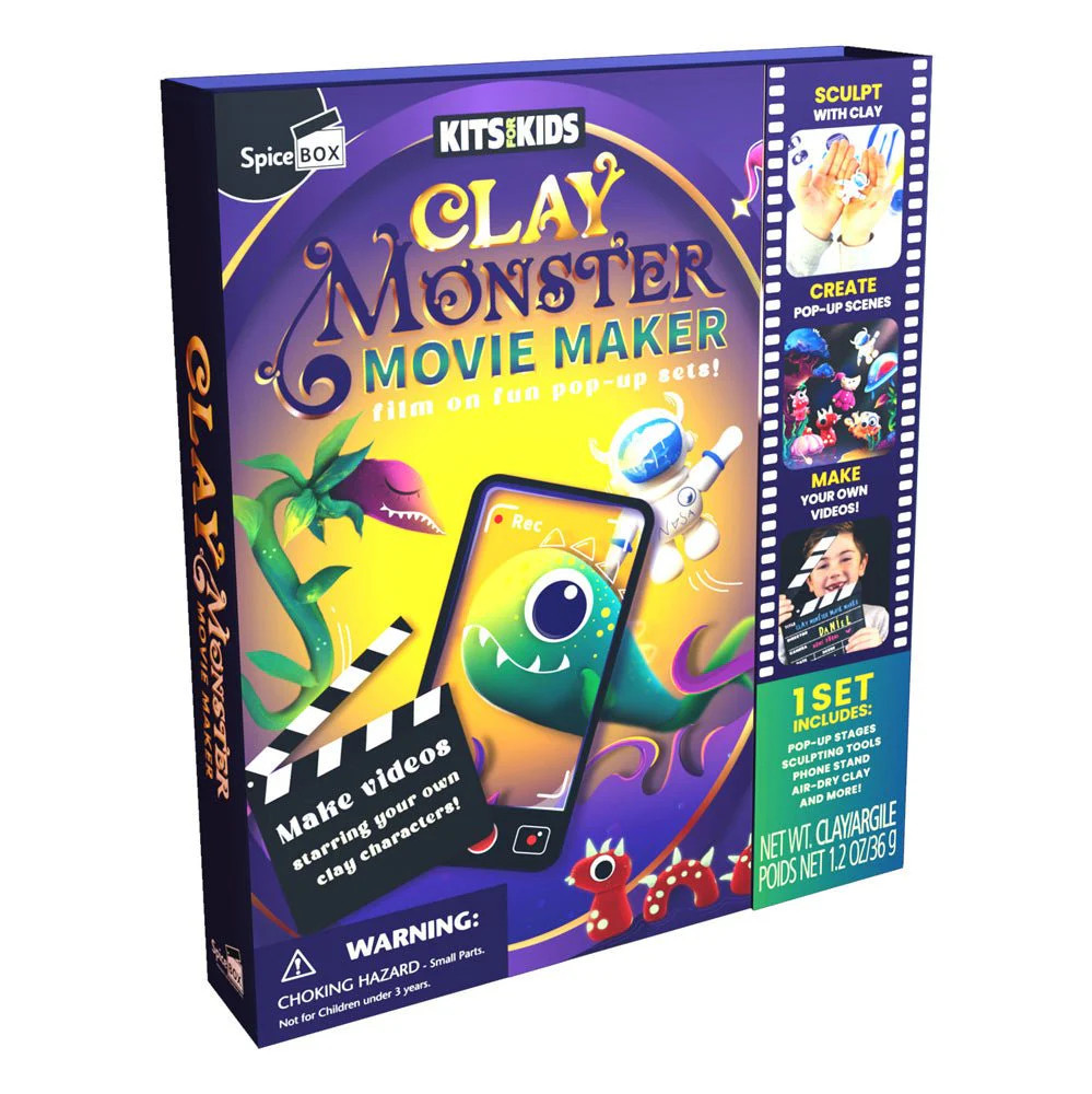 Spice Box SpiceBox KK Clay Monster Movie Maker Kit | SX16351 - Toys & Games - Lebanon