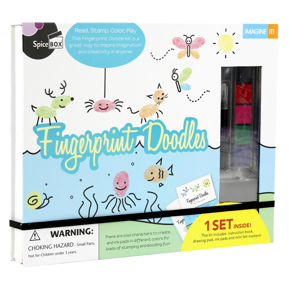 Spice Box SpiceBox II Fingerprint Doodles V2 Kit | SX08707 - Home & Kitchen - Lebanon
