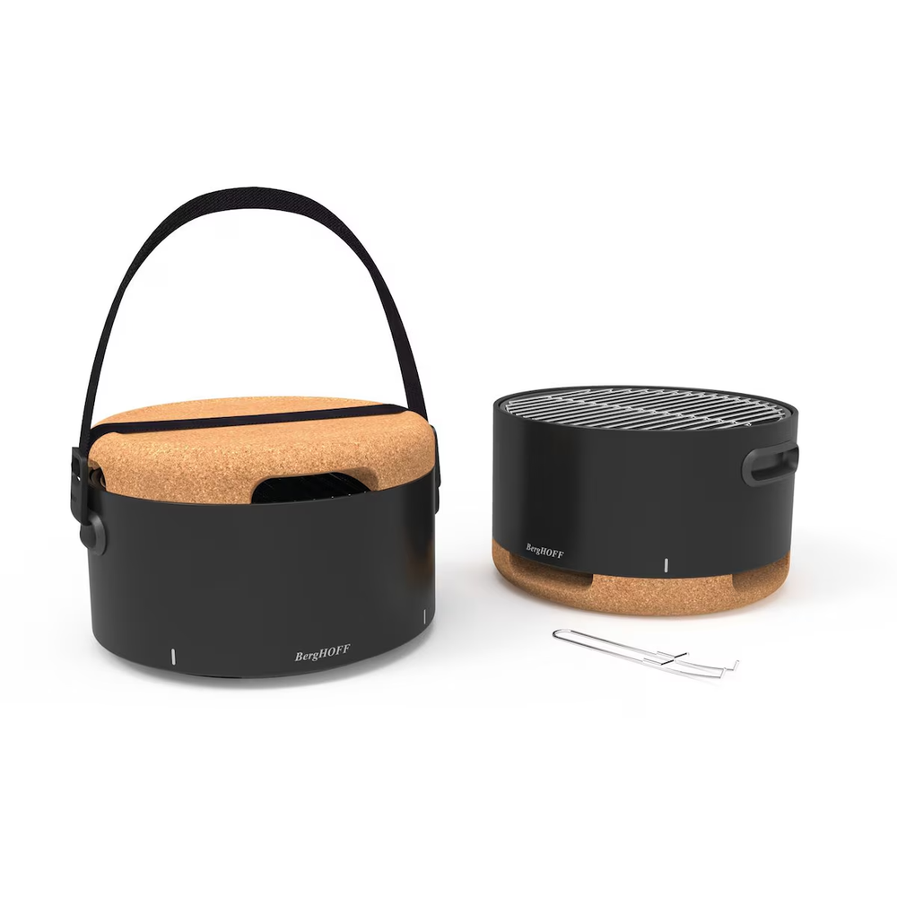 Berghoff Berghoff Leo Portable Tabletop Grill – Black Charcoal BBQ | 2415601 - Home & Kitchen - Lebanon