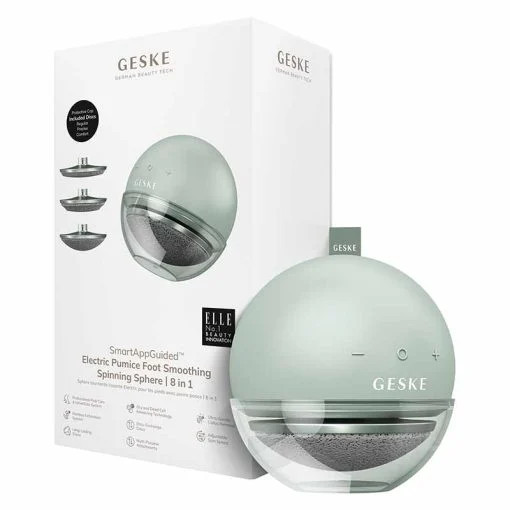 Geske GESKE Electric Pumice Foot Smoothing Spinning Sphere 8 in 1 | GESGK000777GN01 - Beauty & Personal Care - Lebanon