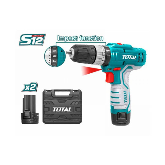 Total LI-ION 2*BATT 12V مقدح بطارية رجراج Total - Home & Kitchen - Lebanon