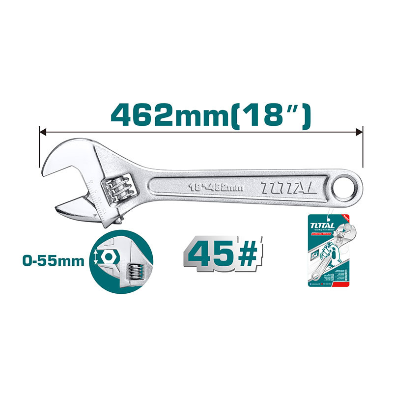 Total 18" مفـتاح انكليزي total total - Home & Kitchen - Lebanon