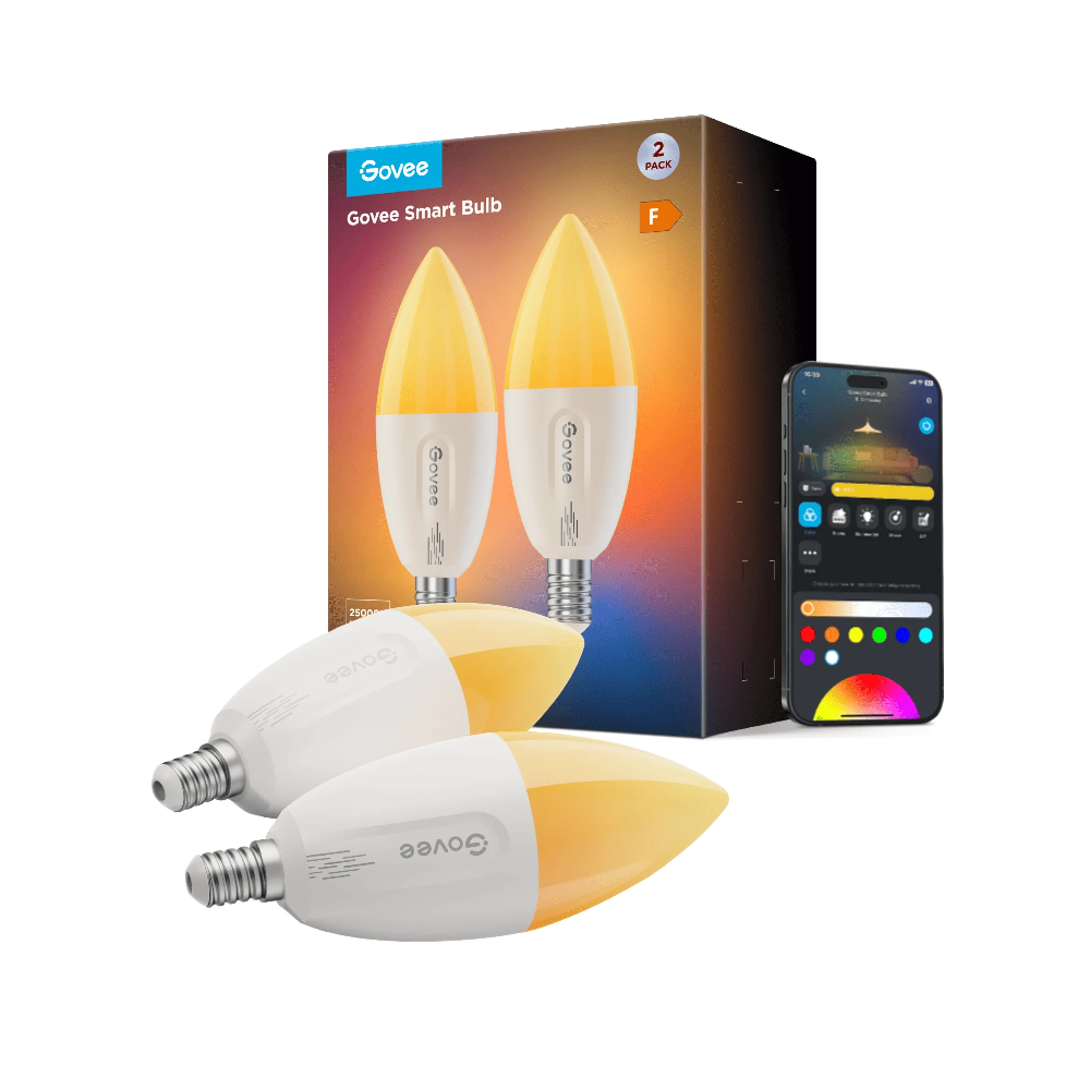 Govee Govee E14 Smart LED Bulb - 2-Pack | H600C - Computers & Tech - Lebanon