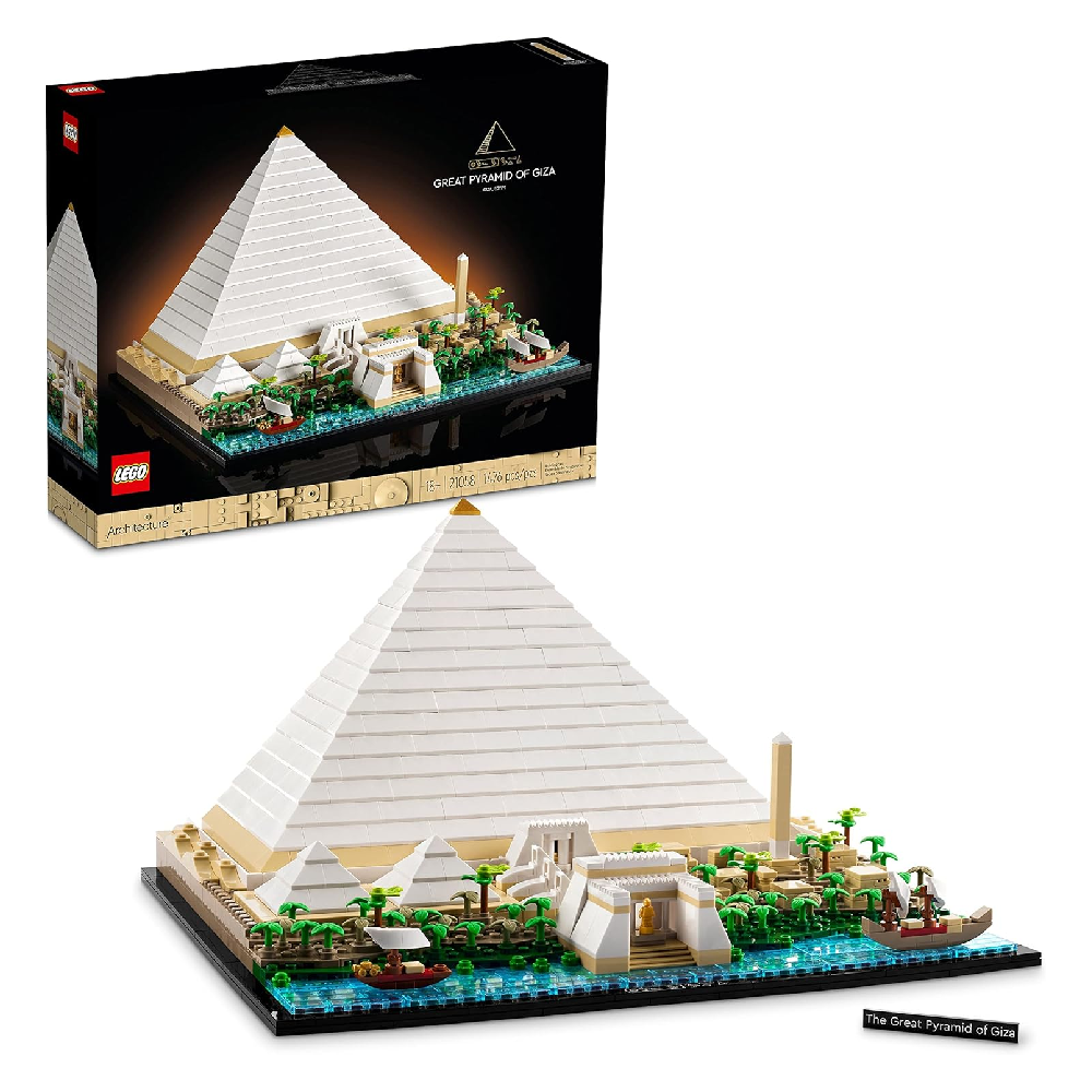 LEGO LEGO Architecture Great Pyramid of Giza Set - 1476Pcs | 21058 - Toys & Games - Lebanon