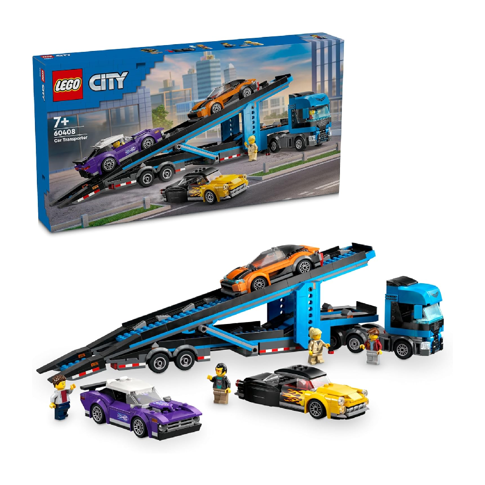 LEGO LEGO City Sports Car Transport Truck Building Set - 998Pcs | 60408 - Toys & Games - Lebanon