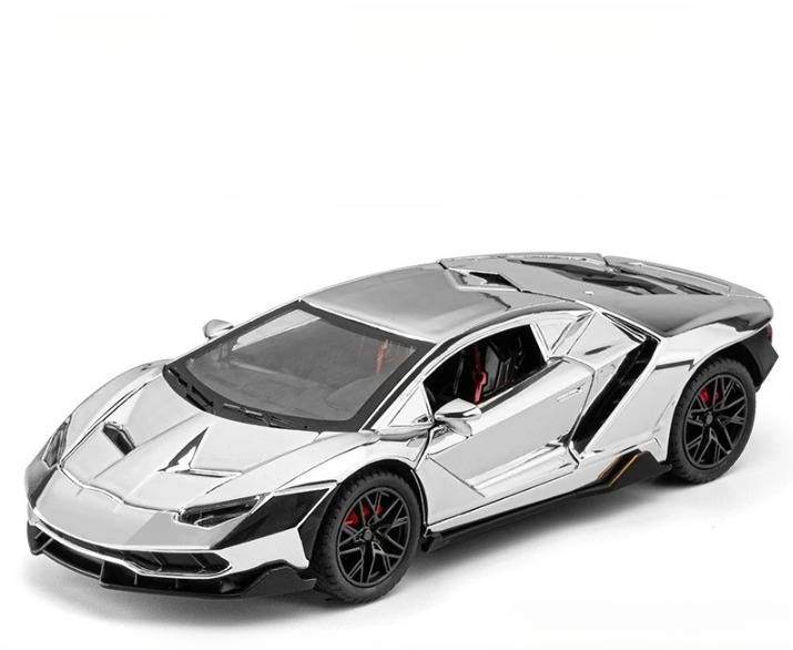 Diecast 1/32 Metal Model SVJ Supercar – Silver | 8032A - Toys & Games - Lebanon