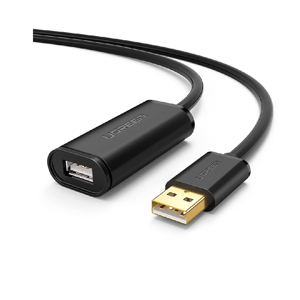 UGREEN UGREEN USB 2.0 Active Cable Extension Male to Female - with built in Chipset Booster - 10m | 10321 - Computers & Tech - Lebanon