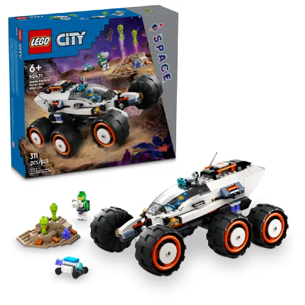 LEGO LEGO Space Explorer Rover and Alien Life | 60431 - Toys & Games - Lebanon