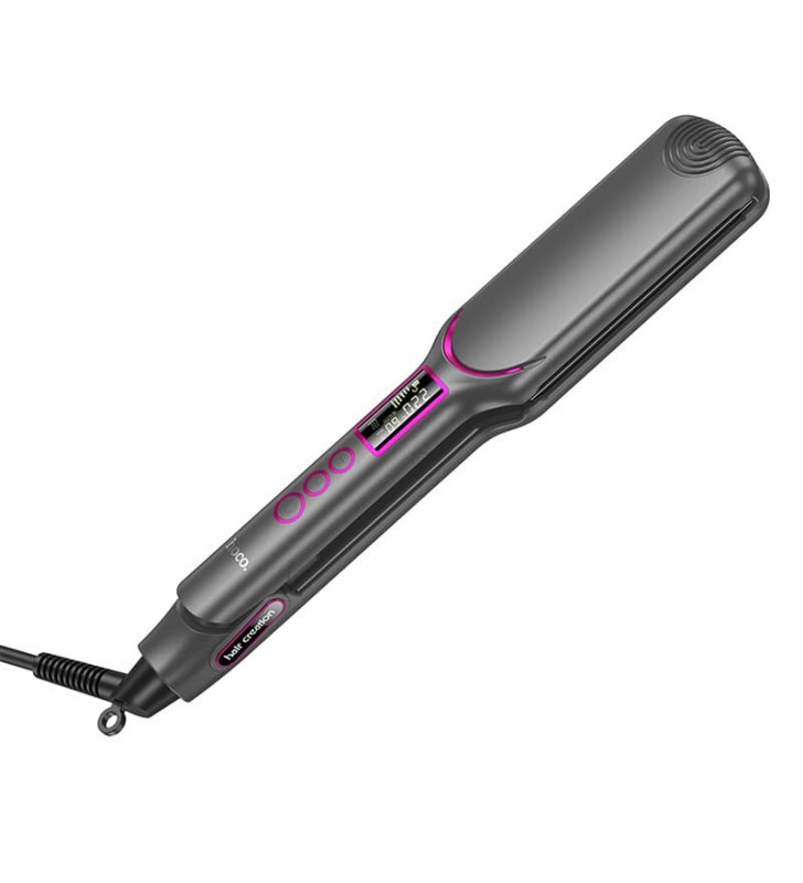 Hoco Hoco Hair Straightener – Wide Plate with Digital Display | HP42 - Beauty & Personal Care - Lebanon
