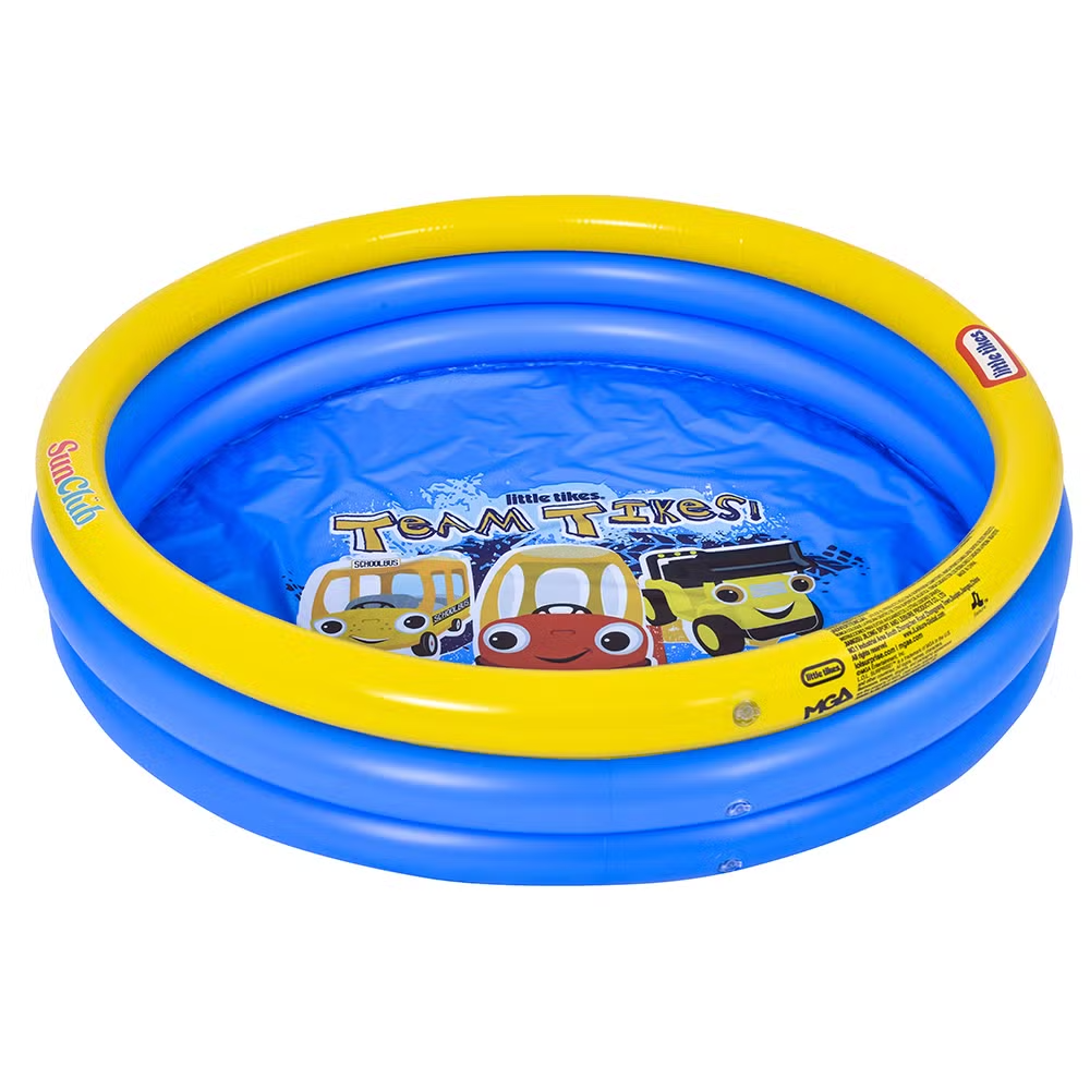 Jilong Jilong 3‑Ring Pool 99X23CM –Blue/Yellow | 51113 - Sports & Outdoors - Lebanon