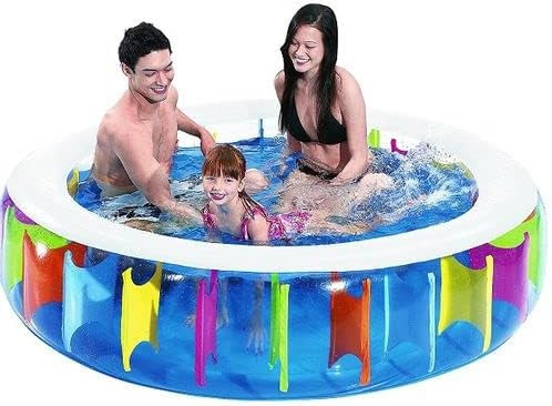 Jilong Jilong Sunclub Rainbow Kiddie Pool – 190 cm × 50 cm | 10628 - Sports & Outdoors - Lebanon