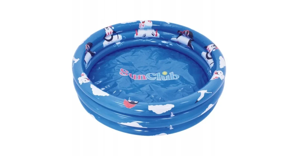 Jilong Jilong 3‑Ring Children’s Pool 100 cm × 23 cm – Penguins Design | 51231 - Sports & Outdoors - Lebanon