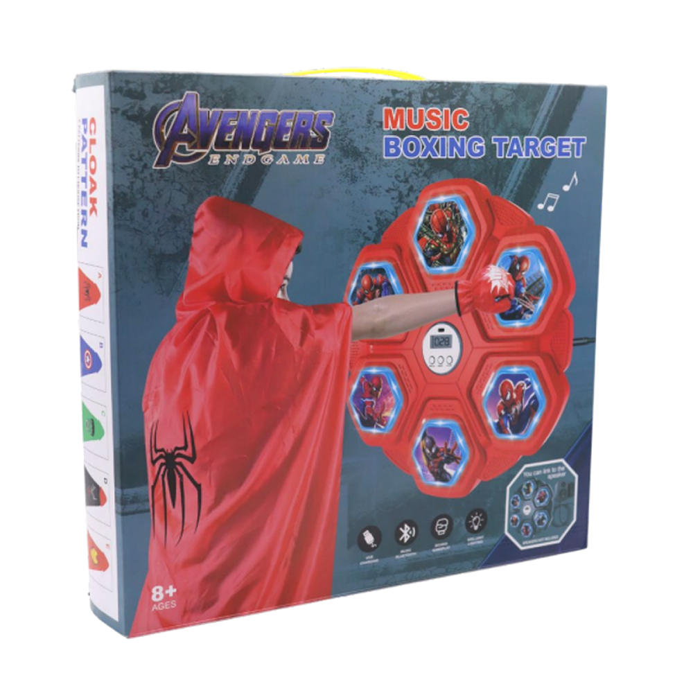 Avengers Music Boxing Target – Red | LT396751 - Toys & Games - Lebanon