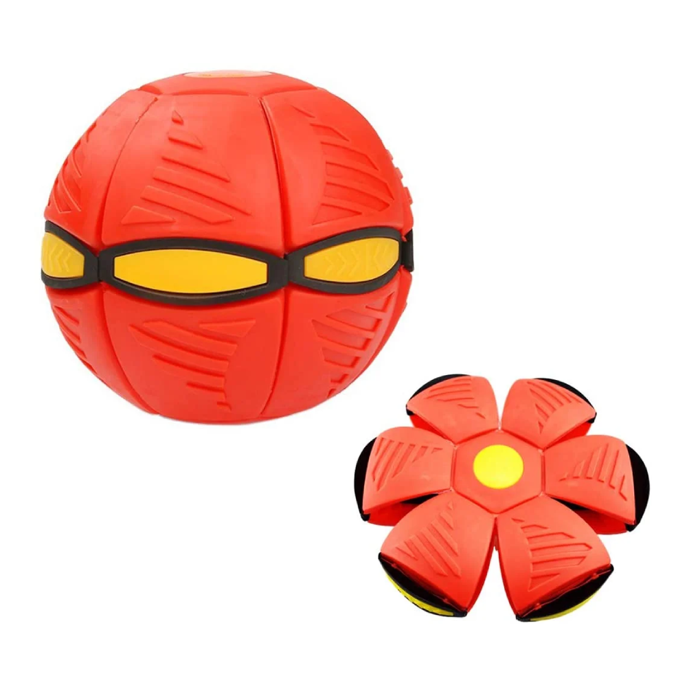 Zhanxing Transforming Flying Disc Ball - Red - 1 PCS | AL8063 - Toys & Games - Lebanon