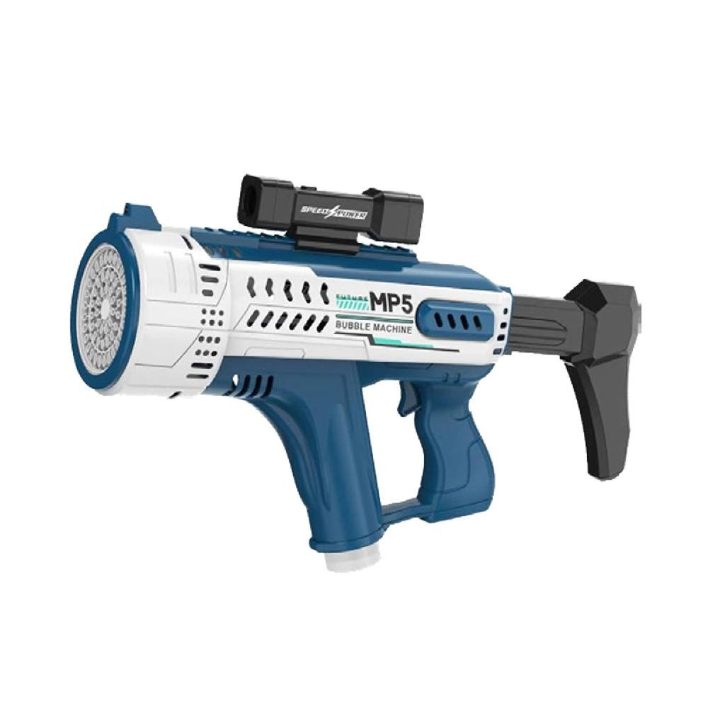MP5 57 Holes Bubble Machine Gun - Blue | KB-1312 - Toys & Games - Lebanon