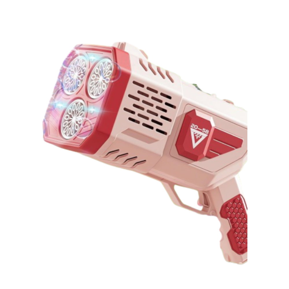 Big Bubble 36 Holes Bubble Machine Gun - Pink - Toys & Games - Lebanon