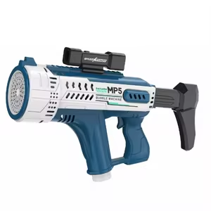 Bubble Machine Gun MP5 – Blue | KB-1312 - Toys & Games - Lebanon