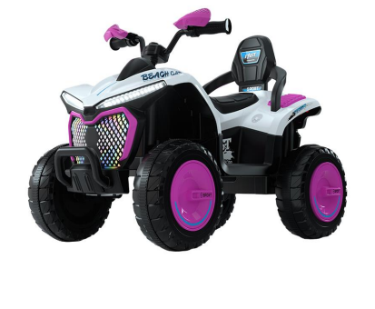 Kids Electric Quad ATV – White & Pink | DLX-288 - Toys & Games - Lebanon