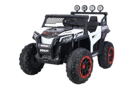 Electric Ride-On UTV Buggy – White & Black | QWD-918 - Toys & Games - Lebanon