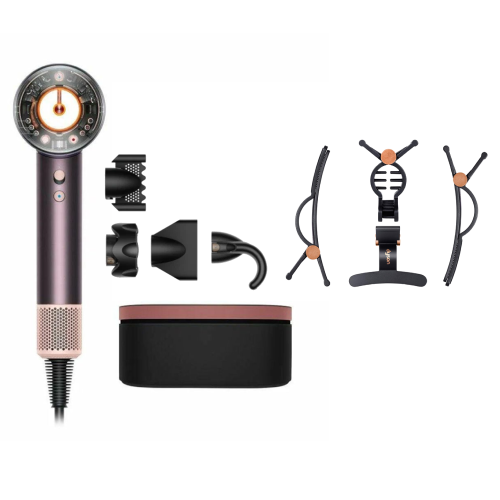 Dyson Dyson Supersonic Nural Hair Dryer with Free Hair Clip –Jasper Plum with Free | HD16 - Beauty & Personal Care - Lebanon