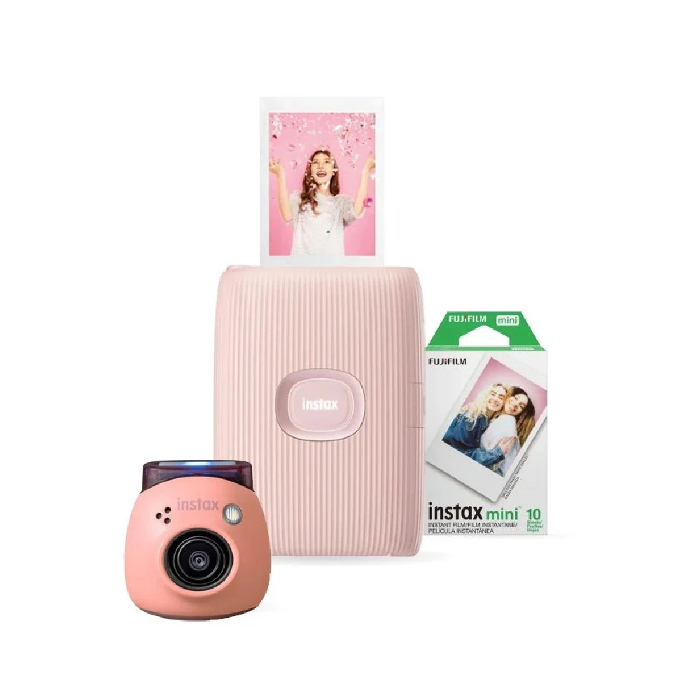Fujifilm Fujifilm Instax PAL Digital Camera with Mini Link 2 Printer Bundle - Pink - TV, Cameras & Photography - Lebanon