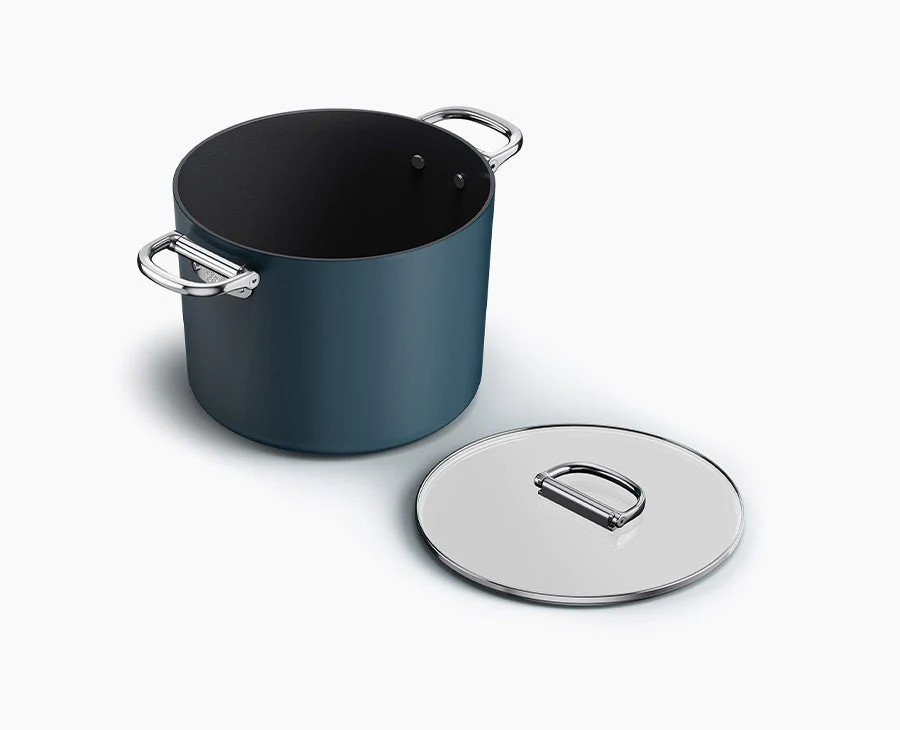Joseph Joseph Joseph Joseph Space Folding Handle Ceramic Non-Stick 25cm Blue Stock Pot & Lid | 45045 - Home & Kitchen - Lebanon