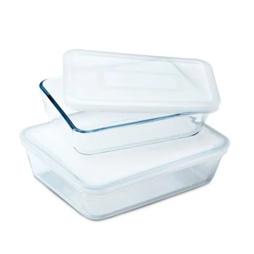 Pyrex Pyrex Set of Zero Waste Cook & Freeze – 2 Pieces | 913S402 - Home & Kitchen - Lebanon