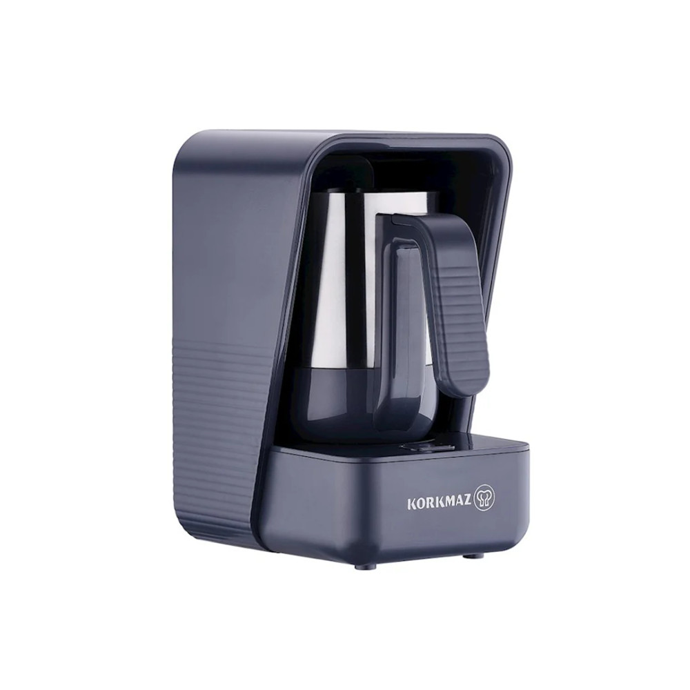 Korkmaz Korkmaz Moderna Coffee Maker - Grey/Satin | A863-01 - Home & Kitchen - Lebanon