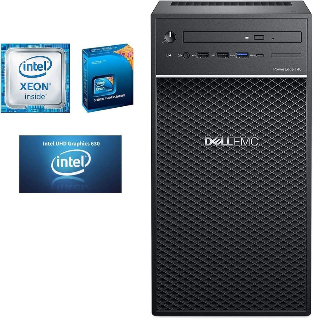 Dell Dell PowerEdge T40 Server, BTX Intel Xeon E-2224G 3.5GHz, 8GB 2666MT/s DDR4, 1TB 7.2K RPM SATA | D24M003 - Computers & Tech - Lebanon