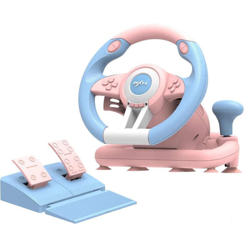 PXN PXN V3 Pro Racing Wheel – Pink/Blue │ BPNX-RW-V3PRO-BP - Other - Lebanon