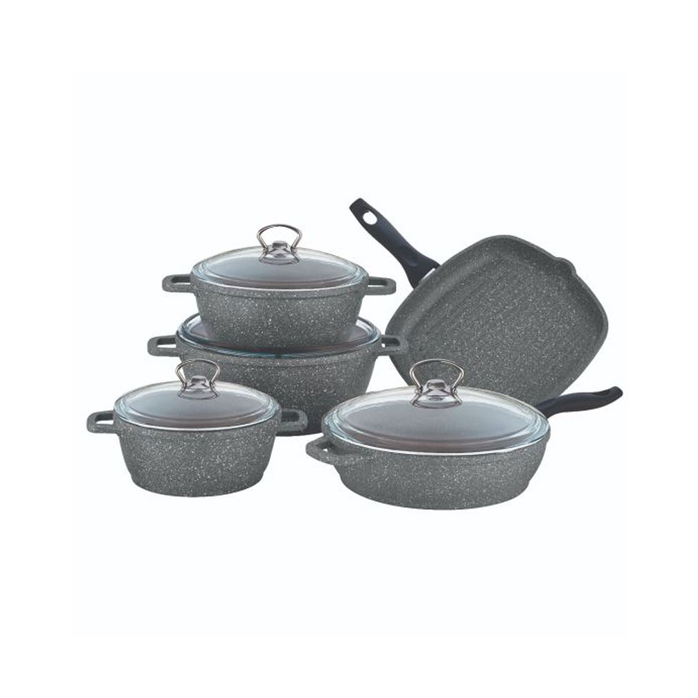 Falez Falez Silico-Cast Premium 9-Piece Set (Gray Granistone) | HUR-A-15028 - Other - Lebanon