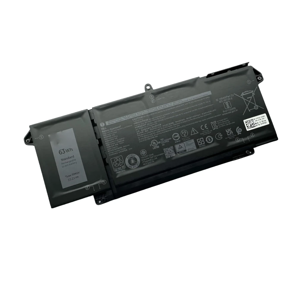 Dell 15.2V 63Wh 4-Cell Rechargeable Battery | 7FMXV