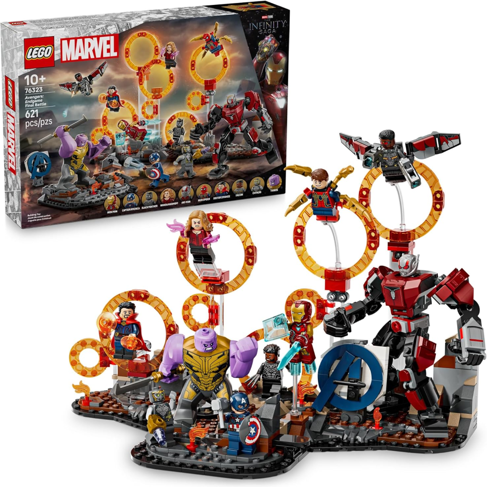 LEGO LEGO Marvel Avengers Final Battle Set – Includes 10 Super Hero Minifigures | 76323 - Toys & Games - Lebanon