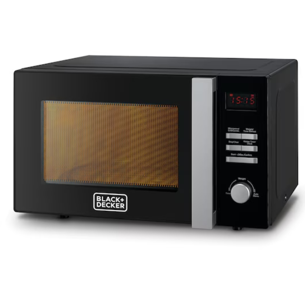 Black&Decker Black & Decker Microwave 28L 900W,With Grill,Black | MZ2800PG-B5 - Home & Kitchen - Lebanon