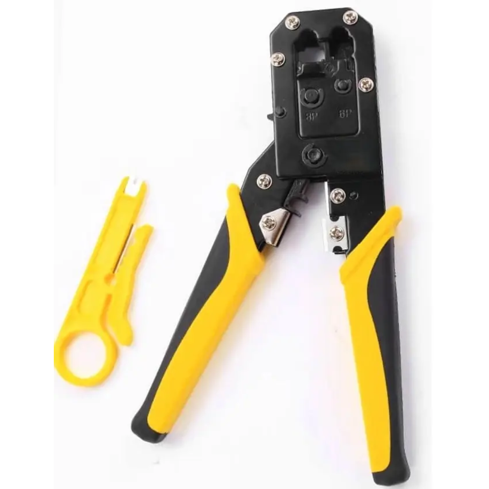 Minglu All-in-One Network Crimping Tool – RJ45/RJ11 Cutter, Stripper, Crimper (8P/6P) | ML-D3268 - Networking - Lebanon