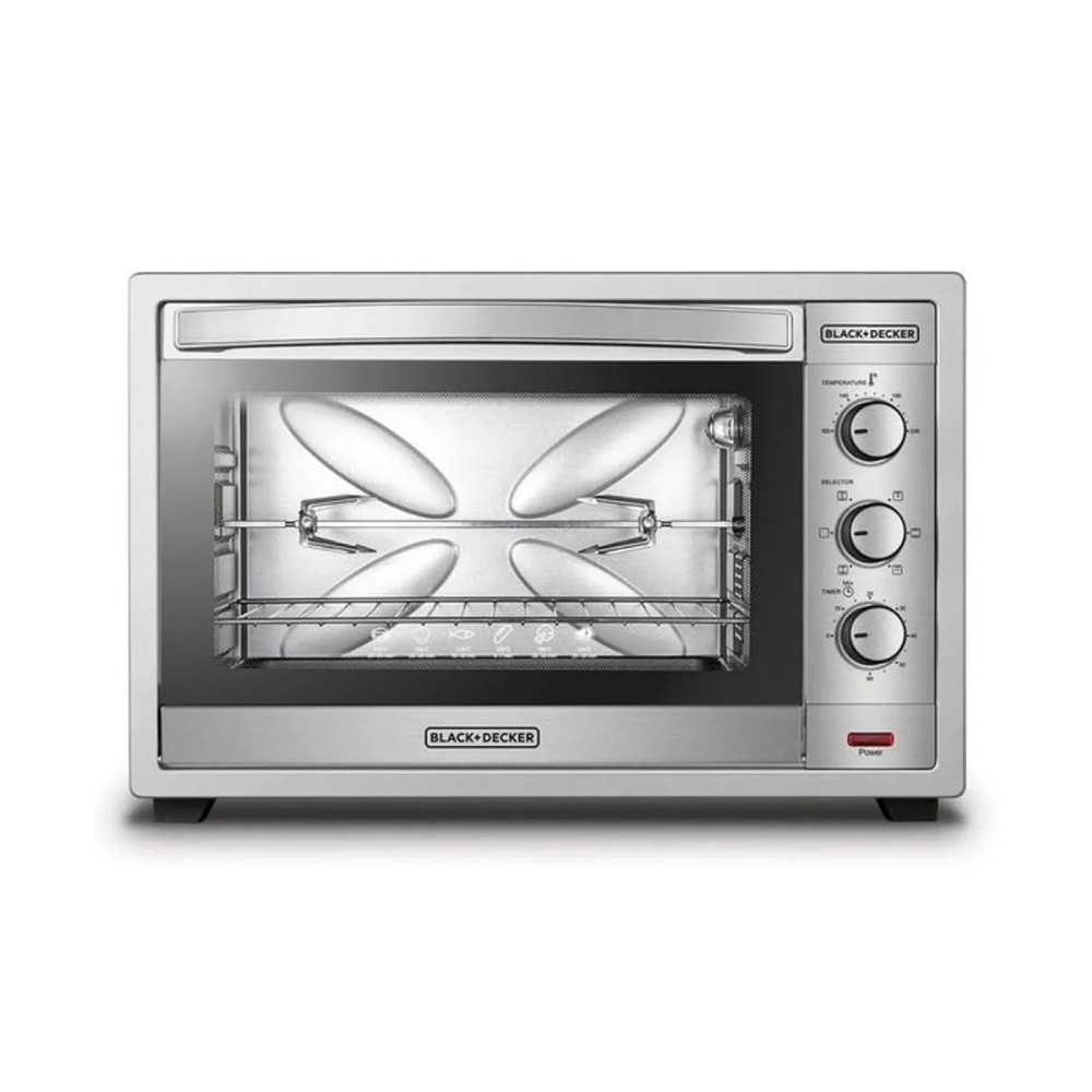Black&Decker Black+Decker Electric Oven 62L Double Glass 2000w Convection | TRO62RDG-B5 - Home & Kitchen - Lebanon