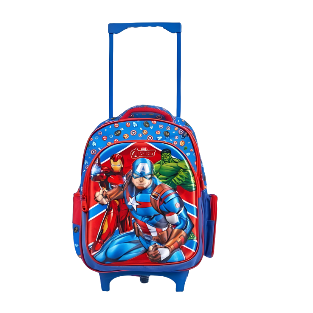 Marvel Avengers Avengers 14" Trolley School Bag with Lunch Bag and Pencil Case | 481163-10 - Home & Kitchen - Lebanon