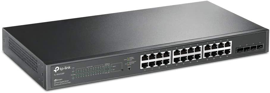 TP-Link TP-Link Switch JetStream Smart 24 Port Gigabit PoE+ (250w) with 4 SFP ,Rackmount, Cloud Access Through OC200,OC300 | TL-SG2428P - Networking - Lebanon