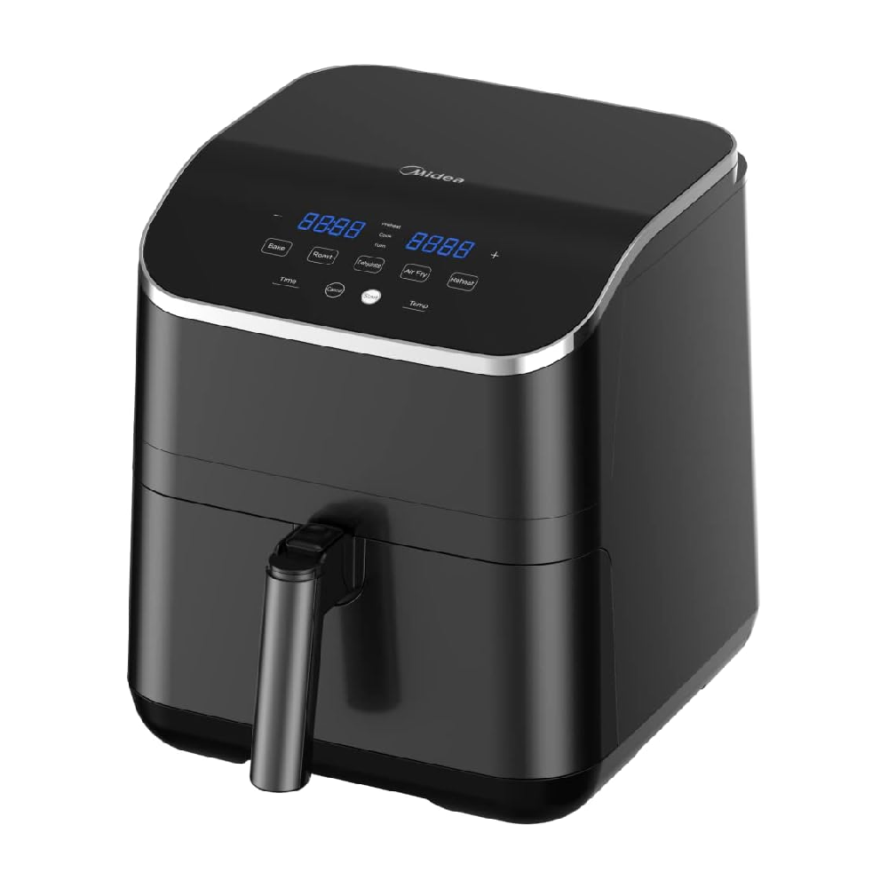 Midea Midea Digital Air Fryer 5.5L 1700W Black | MF-CN55D2 - Home & Kitchen - Lebanon