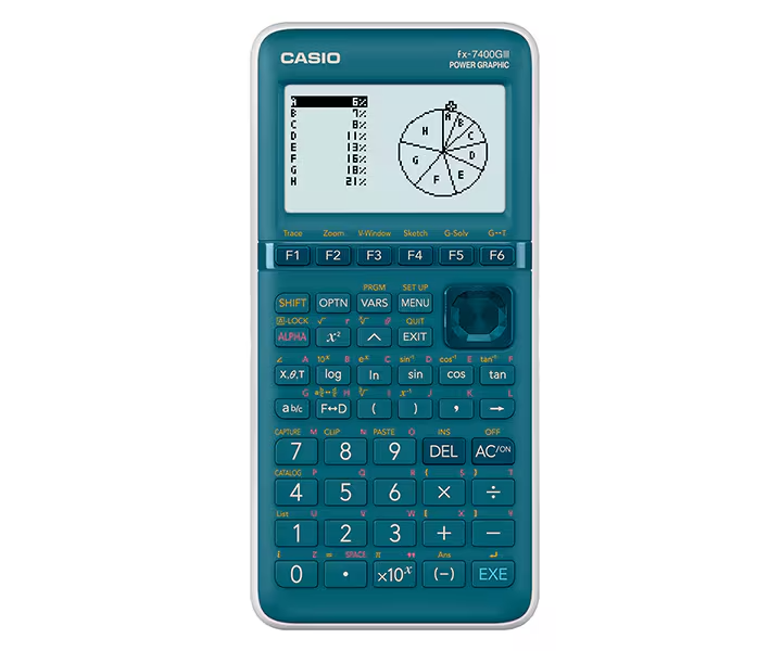 Casio Casio power Graphic Calculator │FX-7400GIII-W-DT - Home & Kitchen - Lebanon