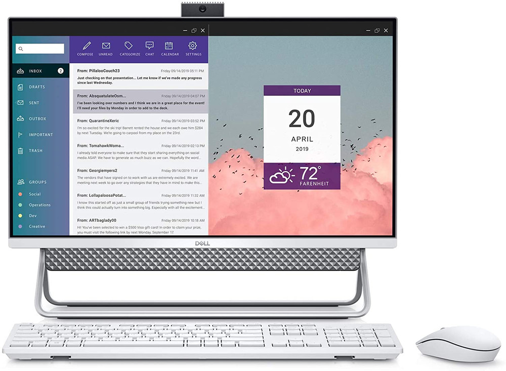 Dell Dell Inspiron 5400 AIO 23.8 Inch FHD Touch All in One, Intel Core i7-1165G7 | 210-AWTM-I7 - Computers & Tech - Lebanon