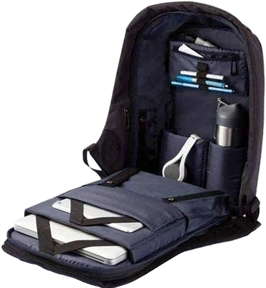 Anti-Theft Laptop Backpack with USB Charging Port - Black | B082NVS15L - Computers & Tech - Lebanon
