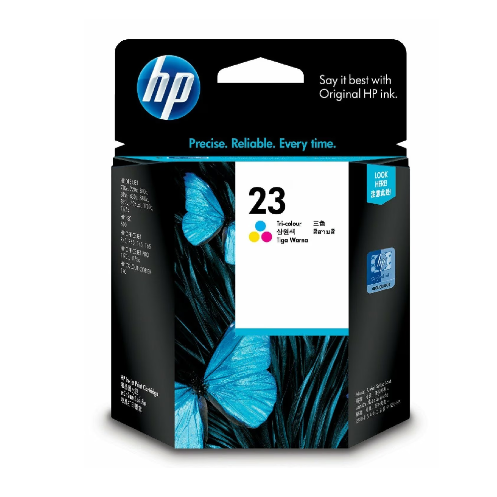 HP HP 23 Original Ink Cartridge - Tri-color | C1823A - Printers & Ink - Lebanon
